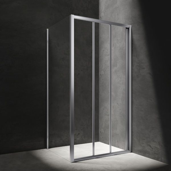 Душова кабіна Omnires Bronx 80x90 хром (BR8090CRTR) BR8090CRTR фото