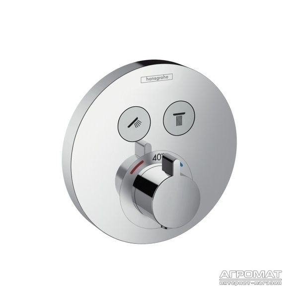 Смеситель для душа Hansgrohe 15743000 ShowerSelect S наружная часть термостата 15743000 фото