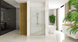 Душевая дверь REA HUGO BRUSHED GOLD 100 REA-K8413 фото 4