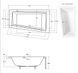 Ванна акриловая INTIMA 160x90 левая (соло) без ног WAIT-160-NL фото 4