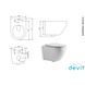 DEVIT 3020162 UNIVERSAL Унитаз подвесной безободковый quick-fix, soft-close 453461 фото 2