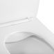 Унітаз підвісний Kroner KRP - C934UF Rimless 370х360х480 мм, сидіння Slim Duroplast / Soft-close / Quick relase CV031646 фото 7