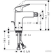 Смеситель для биде Hansgrohe 71200000 Logis 100 71200000 фото 2