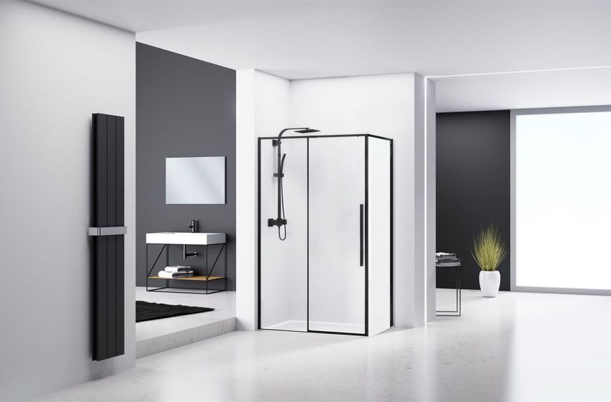 Душова кабіна REA SOLAR BLACK 80х100 REA-K6310 фото