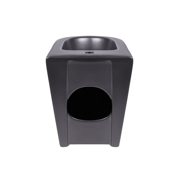 Біде Robin підлогове 565x360x405 Matt black Qtap SD00043834 фото