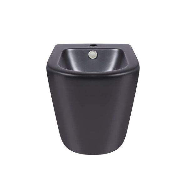 Біде Robin підлогове 565x360x405 Matt black Qtap SD00043834 фото