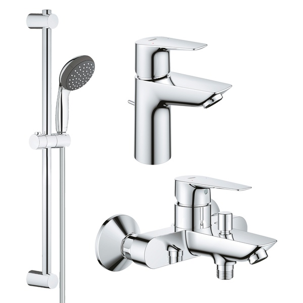 Комплект змішувачів для ванної кімнати Grohe QuickFix Start Edge UA202501SQ UA202501SQ фото