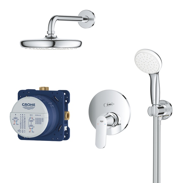 Душевая система скрытого монтажа Grohe 25219001, Хром 25219001 фото