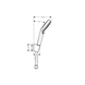 26694400 Crometta Vario/Porter'S EcoSmart душевой набор 26694400 фото 2