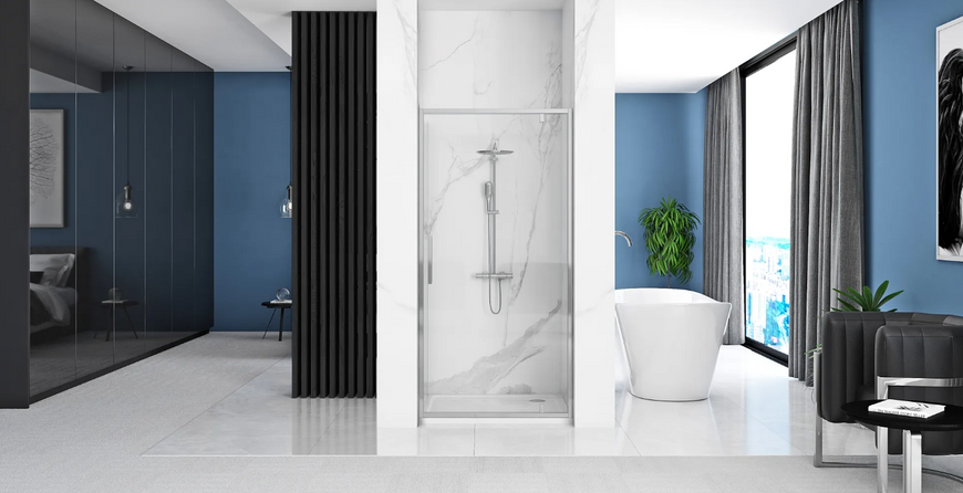 Душові двері REA RAPID SWING CHROME 90 REA-K5606 фото