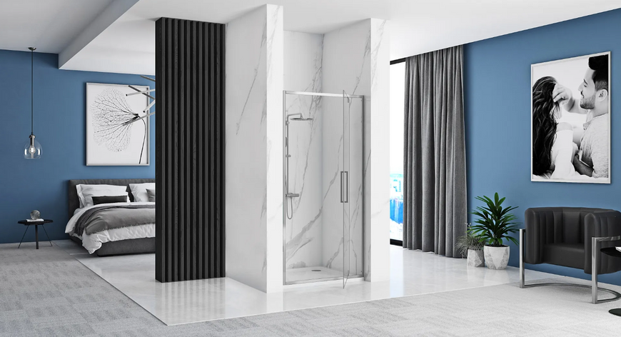 Душові двері REA RAPID SWING CHROME 90 REA-K5606 фото
