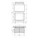 Полиця для ванної кімнати Kroner KRM Rizze - ACC330-3 CV022916 фото 2