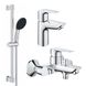 Комплект смесителей для ванной комнаты Grohe QuickFix Start Edge ColdStart UA202501SE UA202501SE фото 1