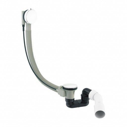 Сифон для ванни з переливом Omnires CGS white (TK104-PLUS-3.35+64-SBP) TK104-PLUS-3.35+64-SBP фото