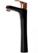 Смеситель для умывальника (раковины) REA MILD BLACK ROSE GOLD высокий REA-B4808 фото 2