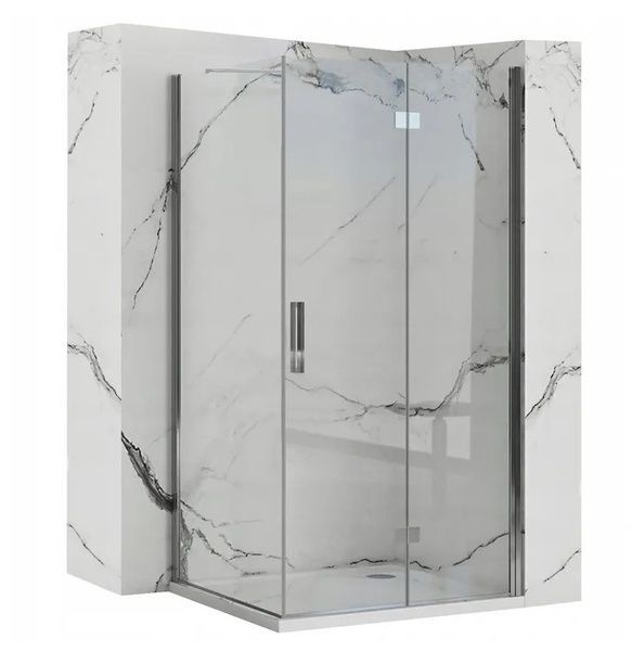 Душова кабіна REA MOLIER CHROME 80x90 REA-K8534 + REA-K8539 фото