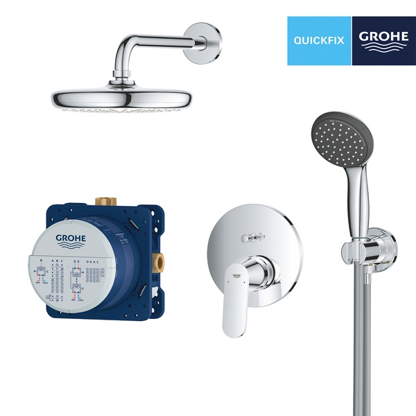 Душова система прихованого монтажу Grohe QuickFix 25220001, Хром 25220001 фото