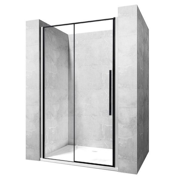 Душові двері REA SOLAR BLACK 90 REA-K6319 фото