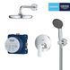 Душова система прихованого монтажу Grohe QuickFix 25220001, Хром 25220001 фото 3