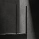 Шторка для ванної кімнати Omnires Kingston 120x150 чорний матовий/прозорий (XHE20BLTR) XHE20BLTR фото 1