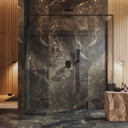Душевая система скрытого монтажа Omnires SYSBA10BL, Чорний SYSBA10BL фото