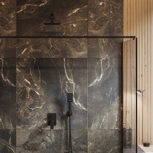 Душевая система скрытого монтажа Omnires SYSBA10BL, Чорний SYSBA10BL фото