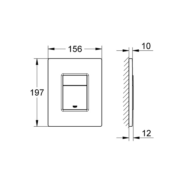 Клавіша змиву Grohe Even 38966KF0 38966KF0 фото