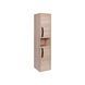 Пенал Pisces підвісний 5 полиць з доводчиком, 300х1400х300 мм White/Whitish OAK Qtap SD00046979 фото 6
