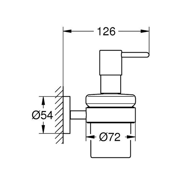 Дозатор жидкого мыла Grohe QuickFix Start 41195000 41195000 фото