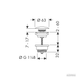 Донний клапан для раковини Hansgrohe 50100000 Push-open 50100000 фото 2