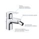 Смеситель для биде Grohe QuickFix Start Edge 23345001 23345001 фото 6