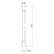 Шланг Hadice PVC120B чорний (1,2 м) QT SD00047465 фото 2