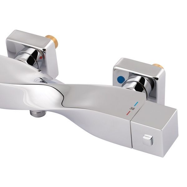 Змішувач для душу Zkroucen&yacute; 40T105C термостатичний Chrome Qtap SD00041868 фото
