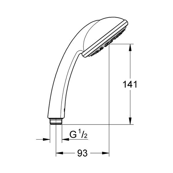 Лейка для ручного душа Grohe Tempesta 100 28419002 28419002 фото