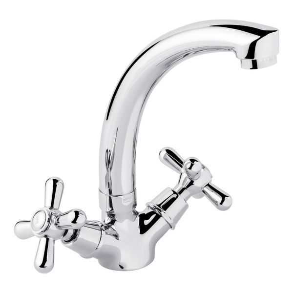 Lidz Dominox 272 Змішувач для кухні двохвентильний Chrome (15) SD00041640 фото