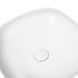 Qtap Kolibri раковина накладна квадратна з донним клапаном 400х400х140mm WHITE SD00046239 фото 3