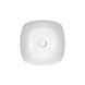 Qtap Kolibri раковина накладна квадратна з донним клапаном 400х400х140mm WHITE SD00046239 фото 1