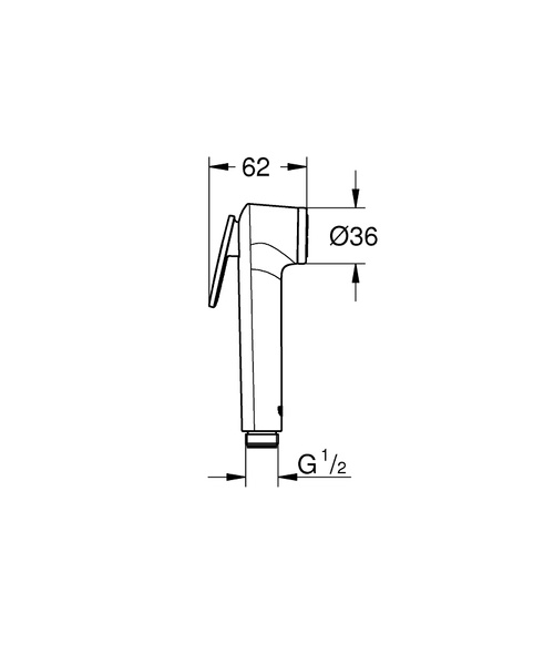 Tempesta-F Trigger Spray 30 Ручний душ, 1 режим струменю (28020L01) 28020L01 фото