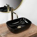 Умивальник (раковина) REA BELINDA MINI BLACK накладний чорний REA-U8004 фото 2