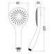 Lidz Niagara 01 Лійка для ручного душу 98 мм округла Chrome (51 01) SD00028131 фото 2