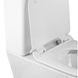 Qtap Virgo Унитаз напольный Rimless 608x360x800 мм с сиденьем Slim Duroplast/ Soft-close/ Quick relase бачок 3 /7.15L White SD00042546 фото 3