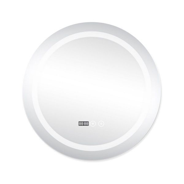Дзеркало Mideya настінне кругле, LED з антизапотіванням DC-F803, 600х600 мм Qtap SD00034656 фото