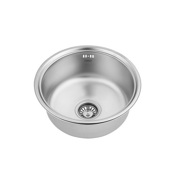 Кухонна мийка Kroner KRP Satin - 430 (0.8 мм) CV031324 фото