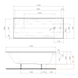 XWP137000N OPAL PLUS Ванна акриловая прямоугольная 170х70 см, белая, без ножек XWP137000N фото 2