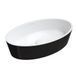 Умивальник Omnires Bari 50x30 white/gloss black (BARI500UNBCP) BARI500UNBCP фото 1