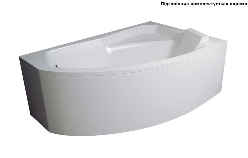 Ванна акрилова RIMA 160х100 Права (соло) без ніг WAR-160-NP фото