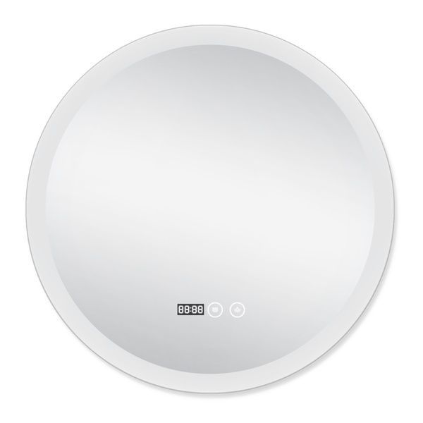 Дзеркало Mideya настінне кругле, LED з антизапотіванням DC-F807, 600х600 мм Qtap SD00034657 фото