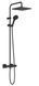 Душевая система наружного монтажа с термостатом Hansgrohe 26429670, Чорний 26429670 фото 1