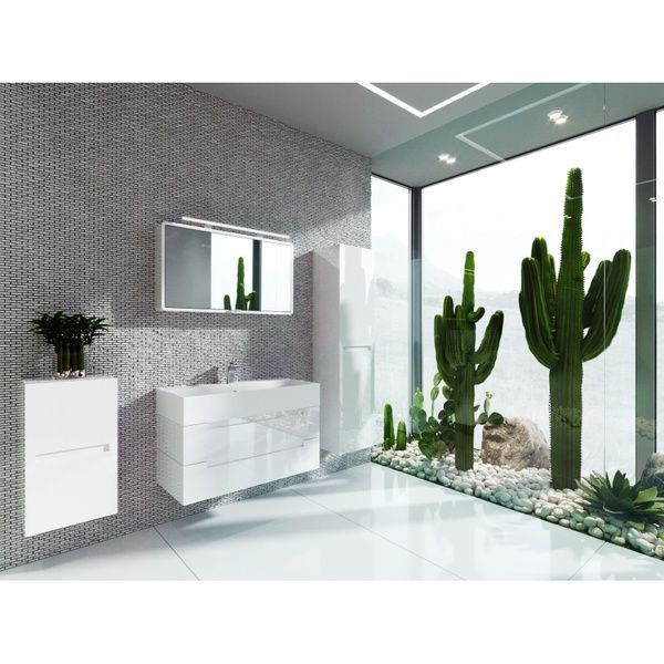 Дзеркальна шафа "Toscana-100" білий Toscana TsM-100 White фото