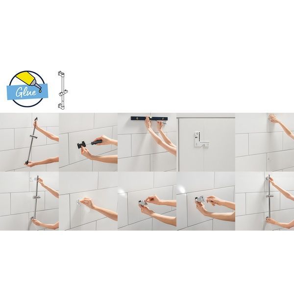 Душевой гарнитур со штангой, 2 режима струи Grohe QuickFix Vitalio Start 110 26952001 26952001 фото